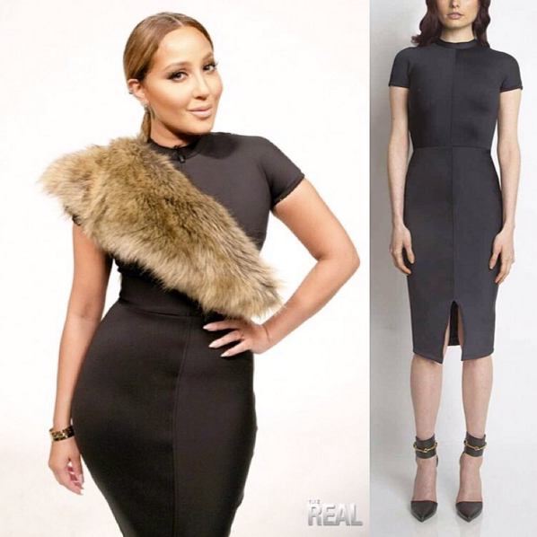 Adrienne Baillon In Our Ashlyn Dress on The Real