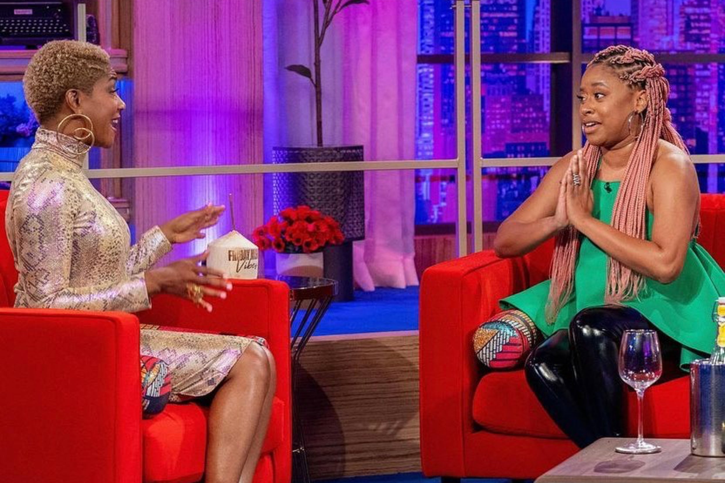 Phoebe Robinson Brings Vinyl Back in Muehleder on The Tiffany Haddish Show 💚