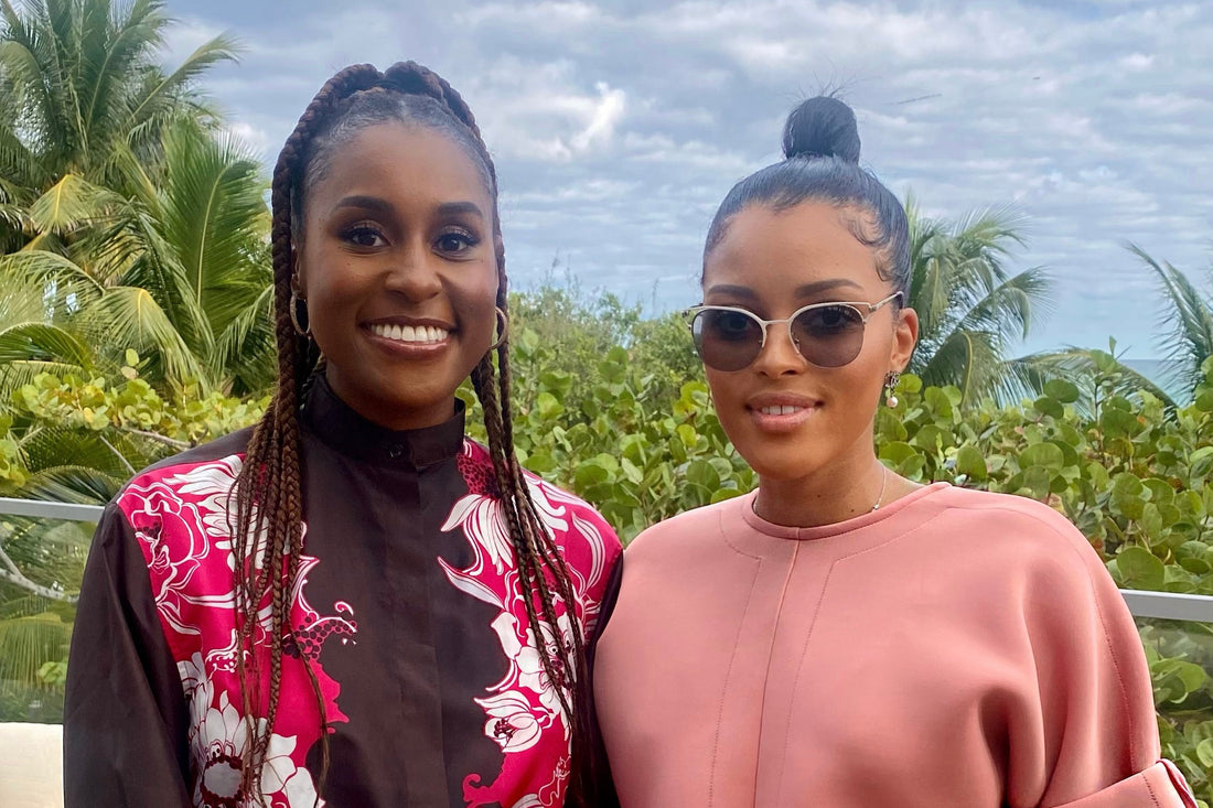 Larissa Muehleder Meets Issa Rae During Miami Art Basel