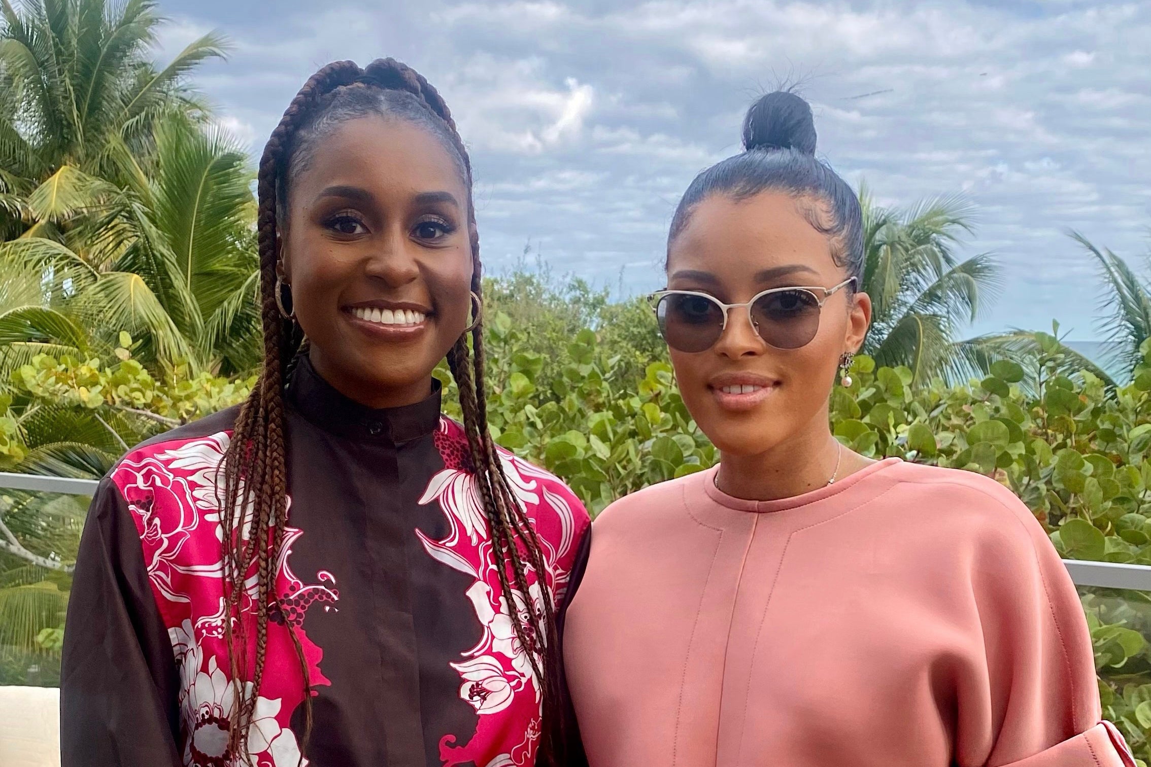 Larissa Muehleder Meets Issa Rae During Miami Art Basel