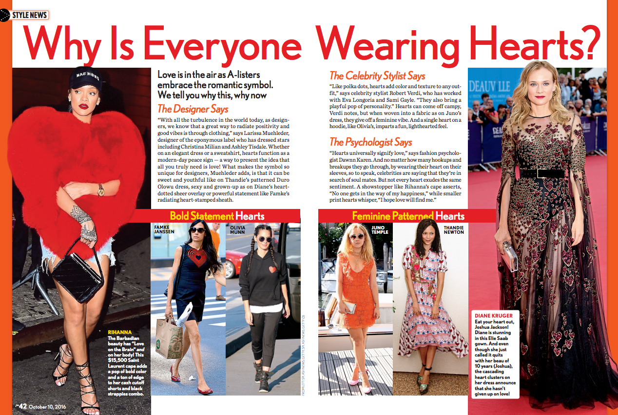 Life & Style Magazine Quote's Designer Larissa Muehleder on Why Hearts Are Trending