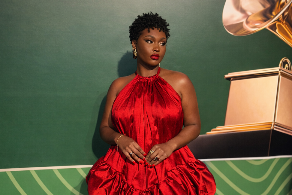 Tiana Major9 Grammy Moment in Muehleder