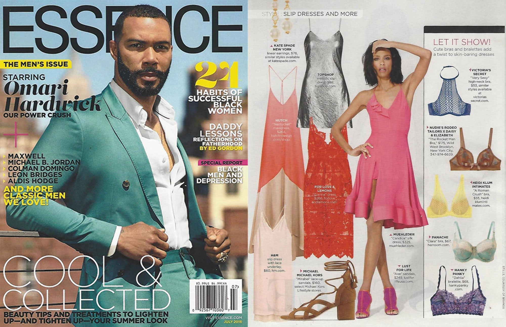 Muehleder Candice Dress In Essence Magazine July Issue