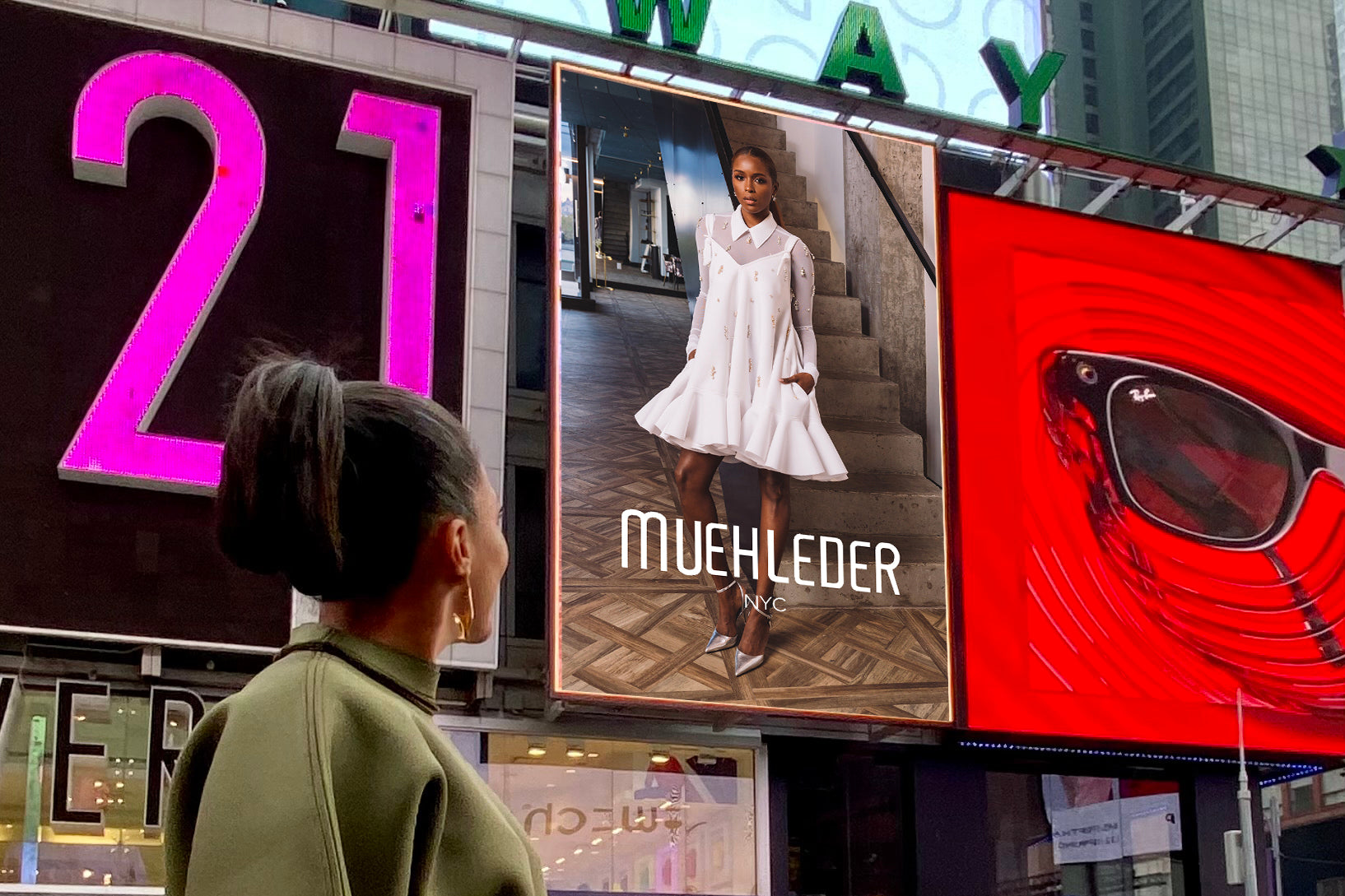 Muehleder in Times Square is an Iconic Closing to 2021!