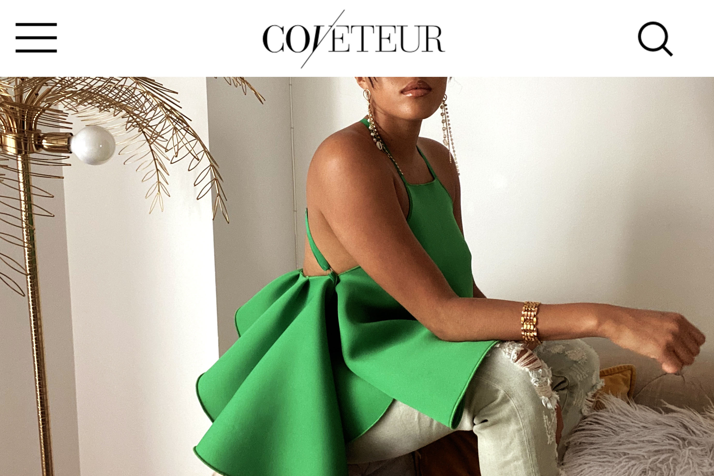 Black Owned: The Muehleder Catherine Top In The Coveteur