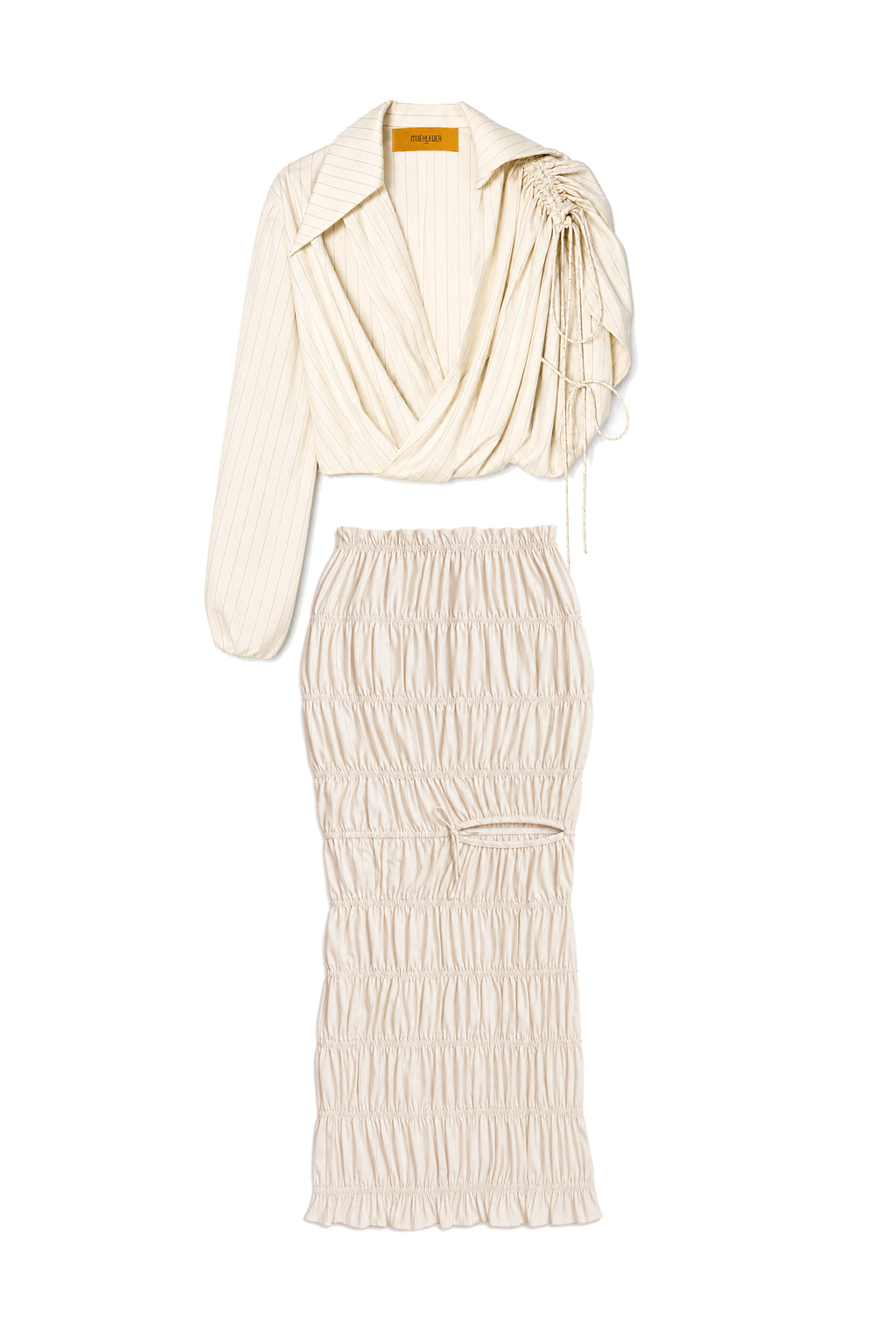 Asha Asymmetric Top & Skirt