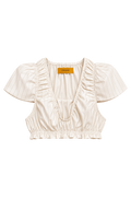 Asha Bell Sleeve Crop Top