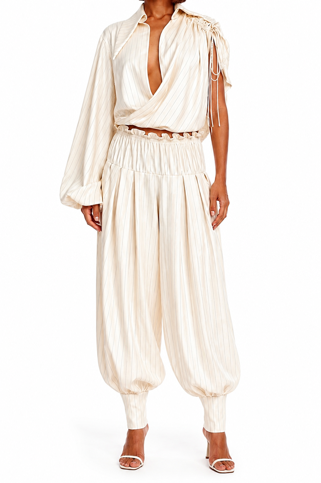 Asha Pinstripe Set