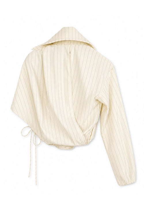 Asha Pinstripe Top
