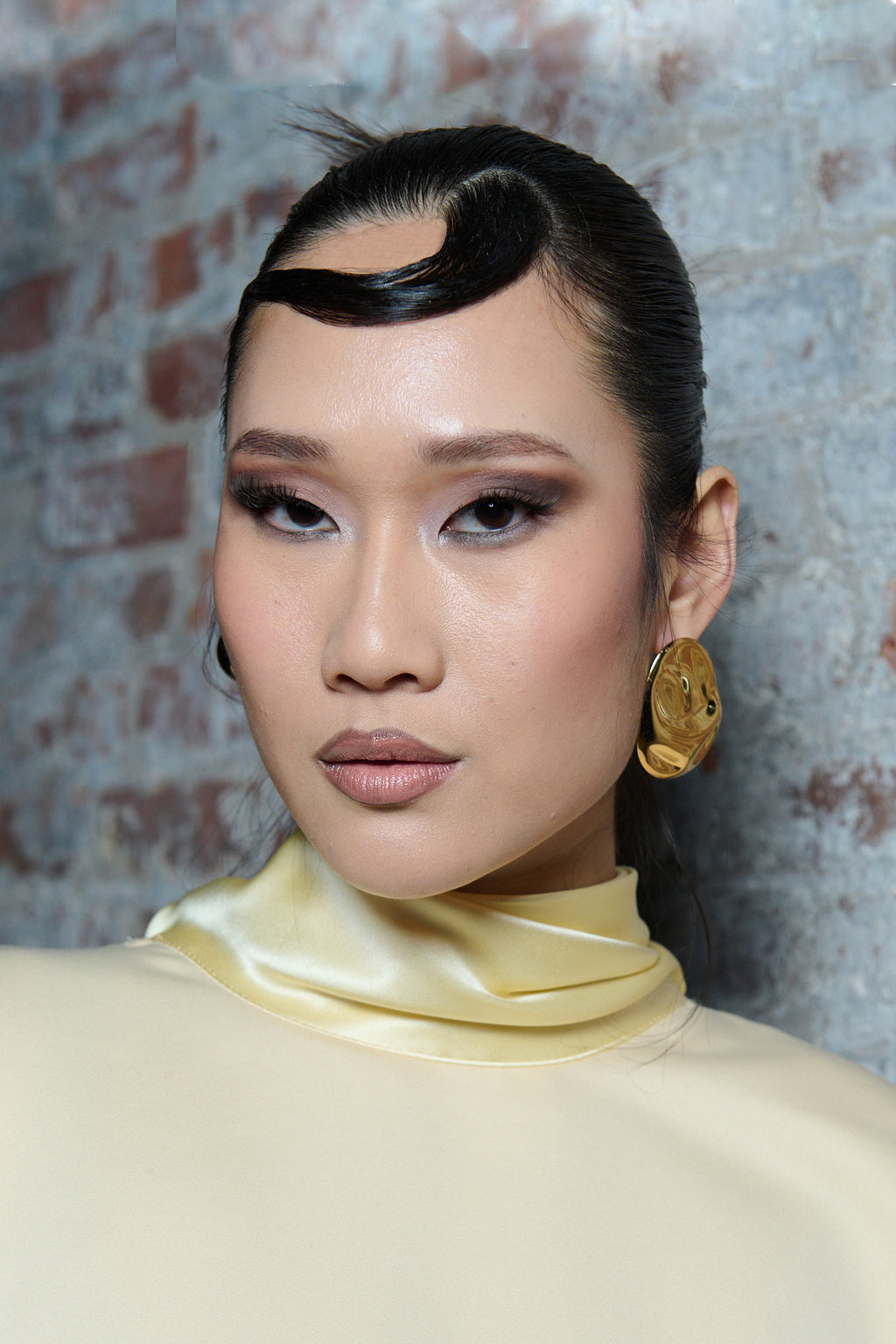 Runway Look 5- Chinara Silk Neck Tie Dress