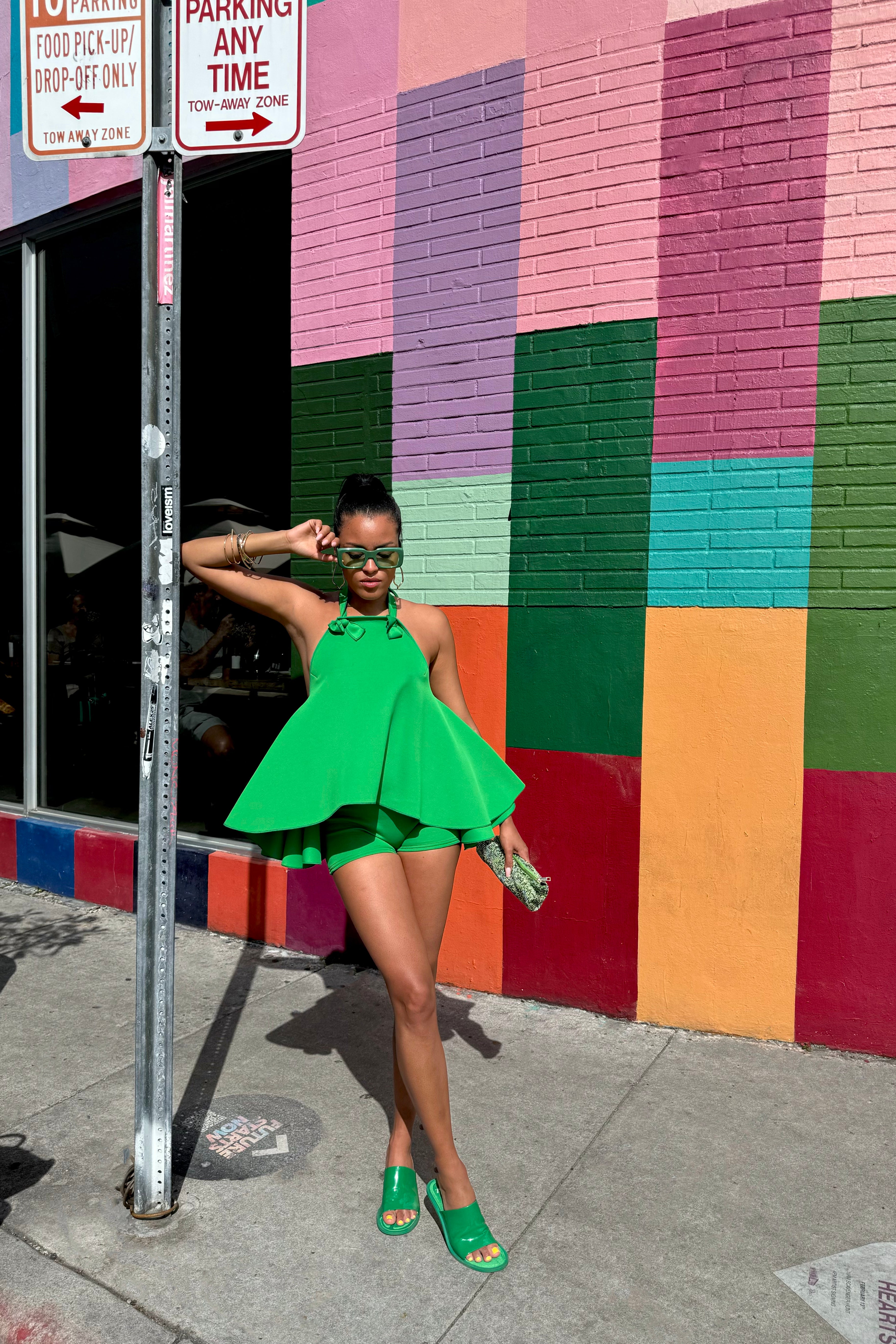 Heather & Shorts Set