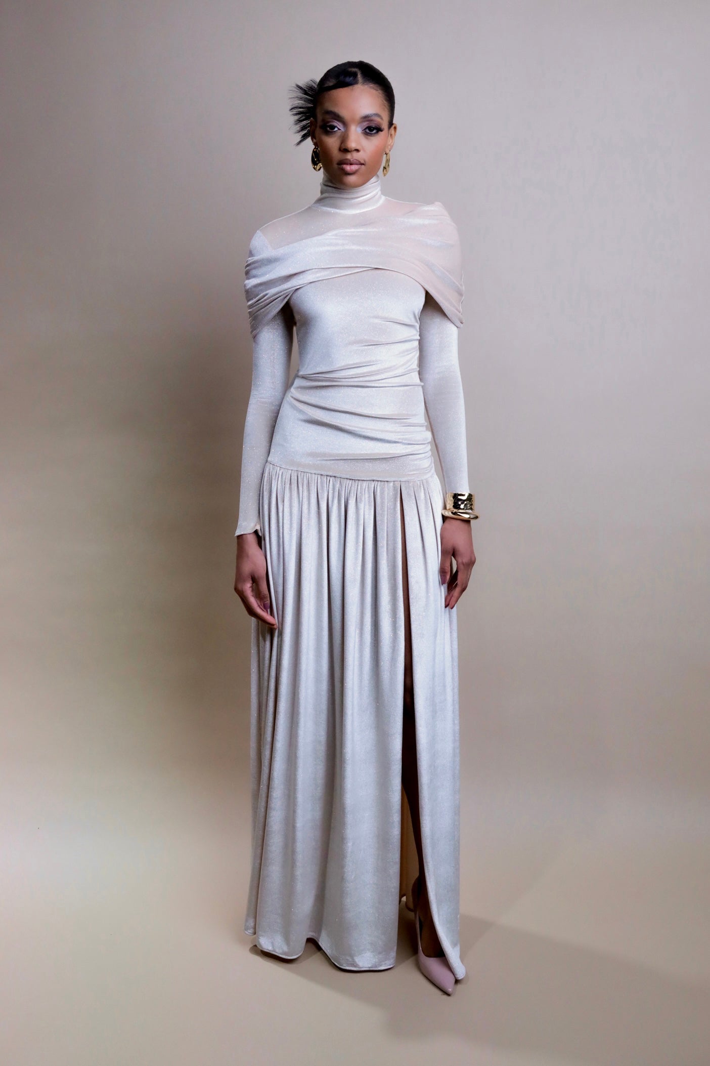 Simone Velvet Sparkle Gown