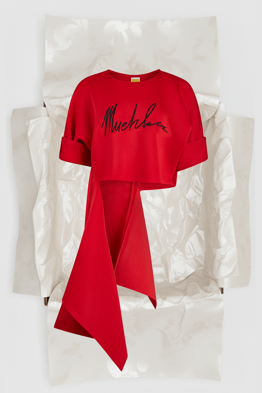 Signature Slashed Sweatshirt