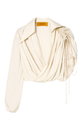 Asha Pinstripe Top