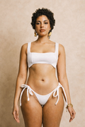 White Eko Tankini Swim Set