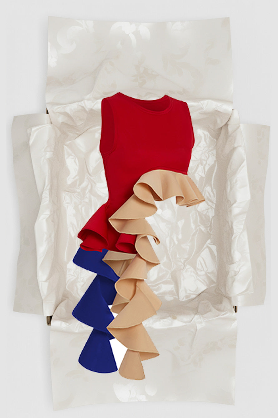 Simi Ruffle Tail Top