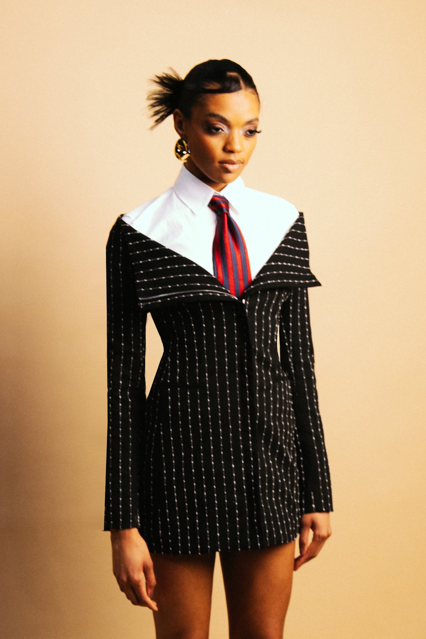 Kehinde Pinstripe Dress