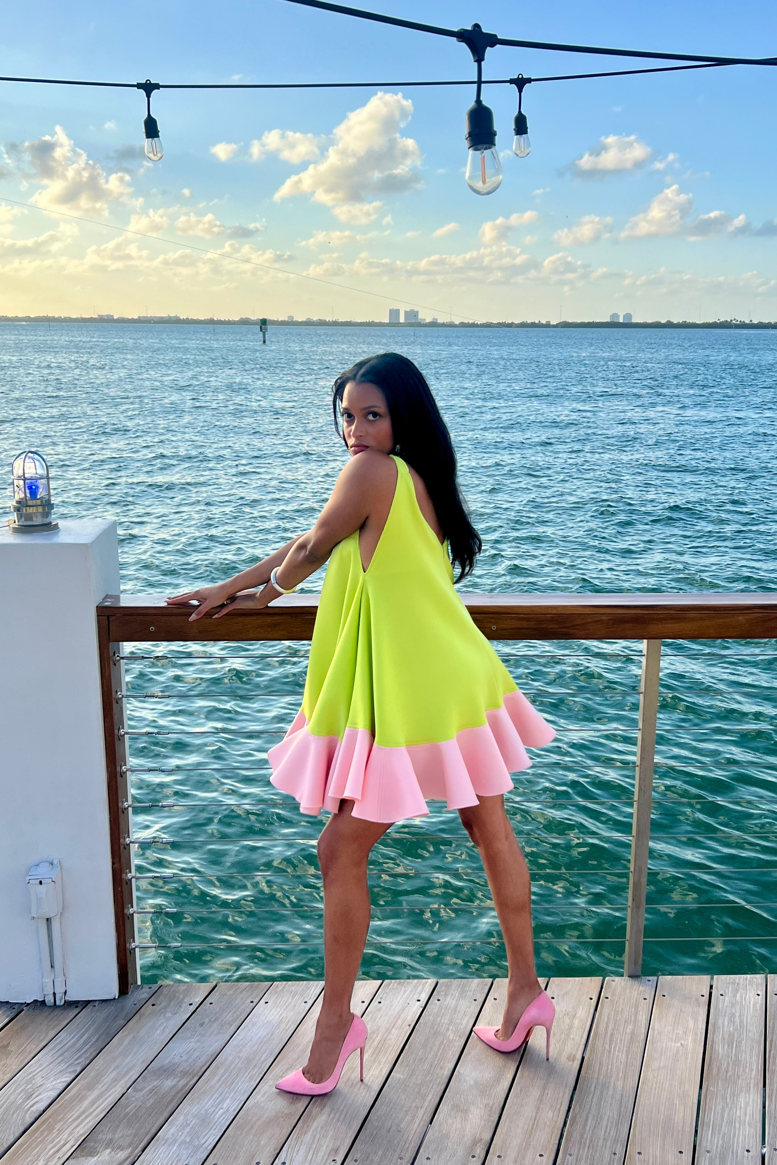 Ava Dress Crystal Rose