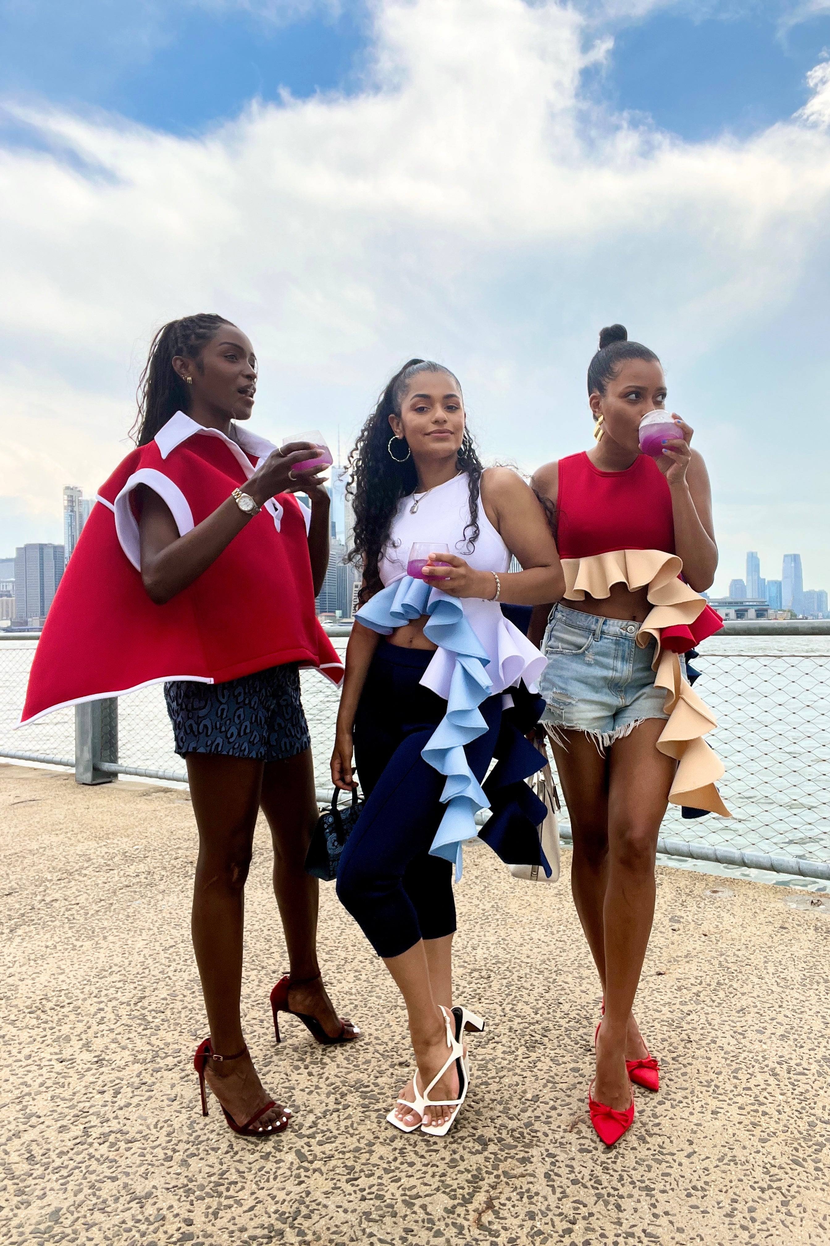 Simi Ruffle Tail Top