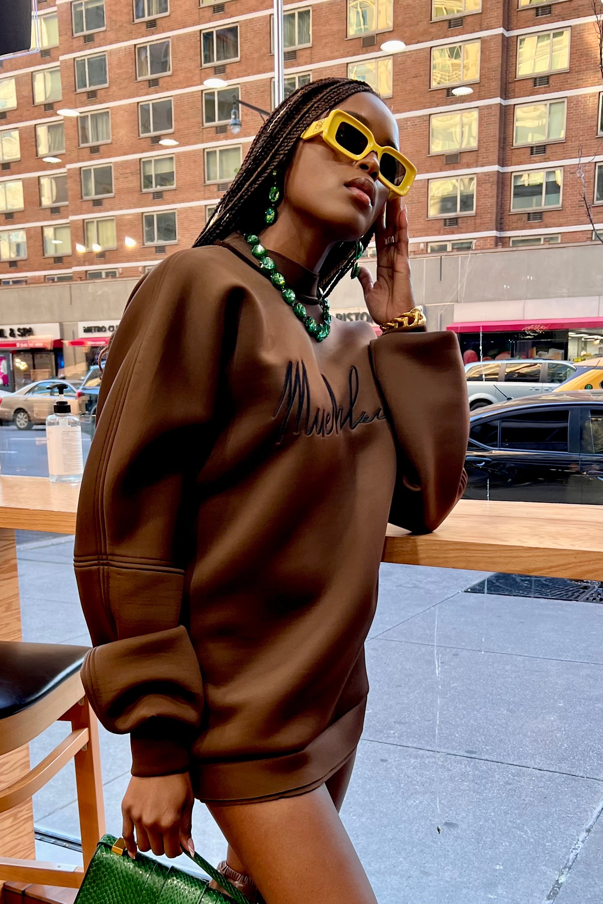 Signature Sweatshirt Dress - L