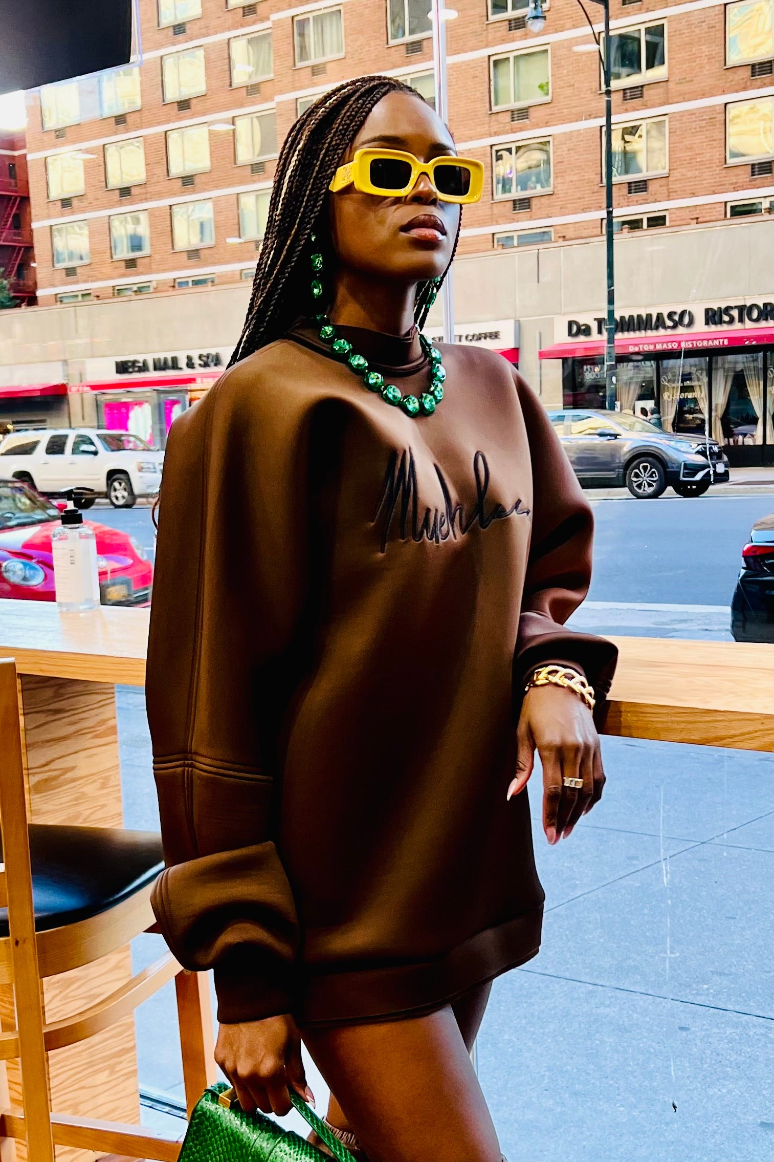 Signature Sweatshirt Dress - L