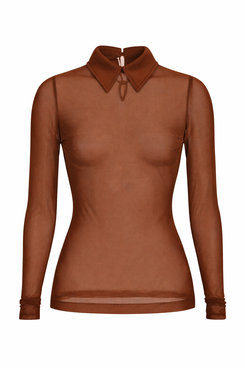 Jada Mesh Collar Top - XS
