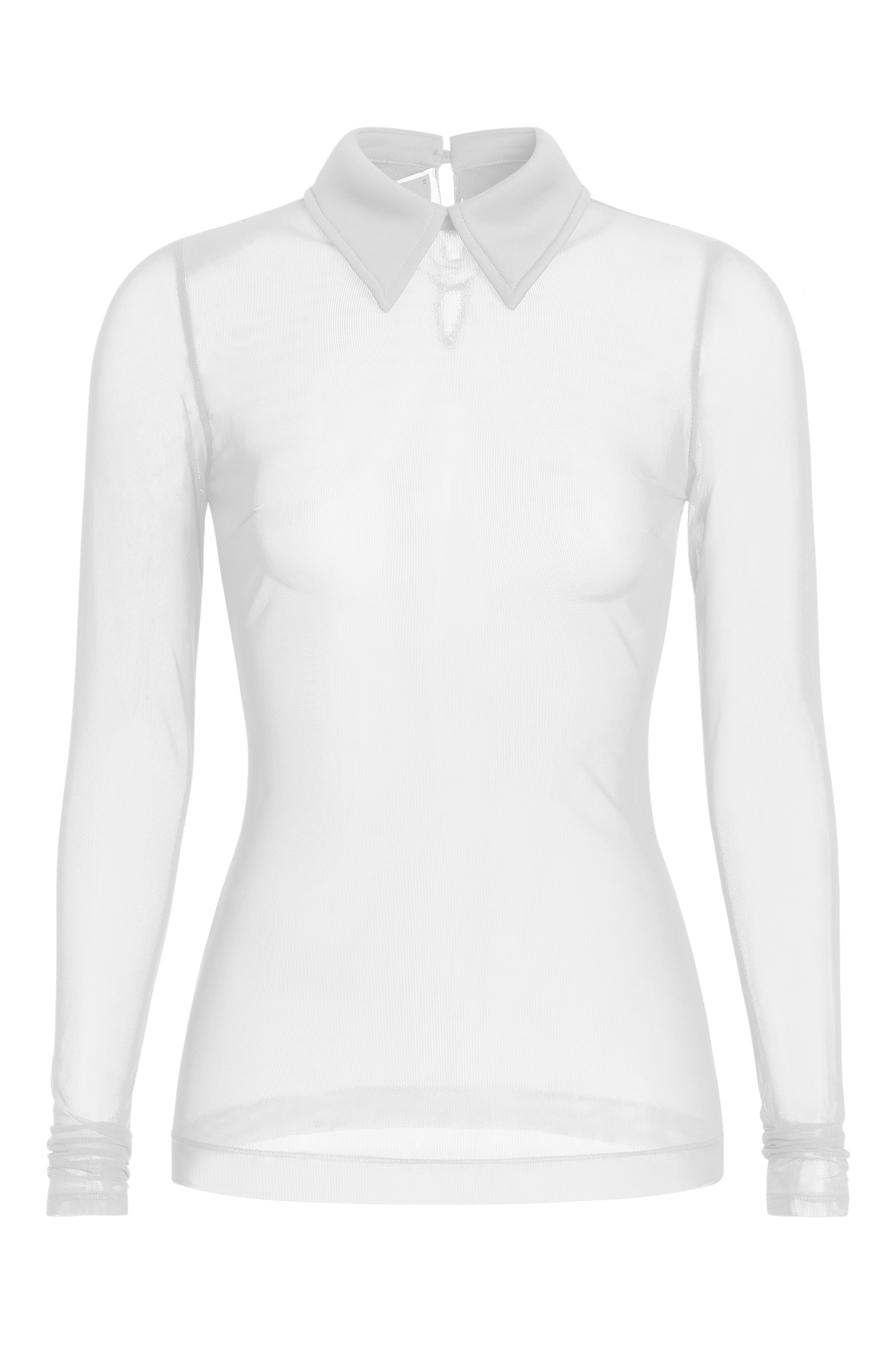 Jada Mesh Collar Top
