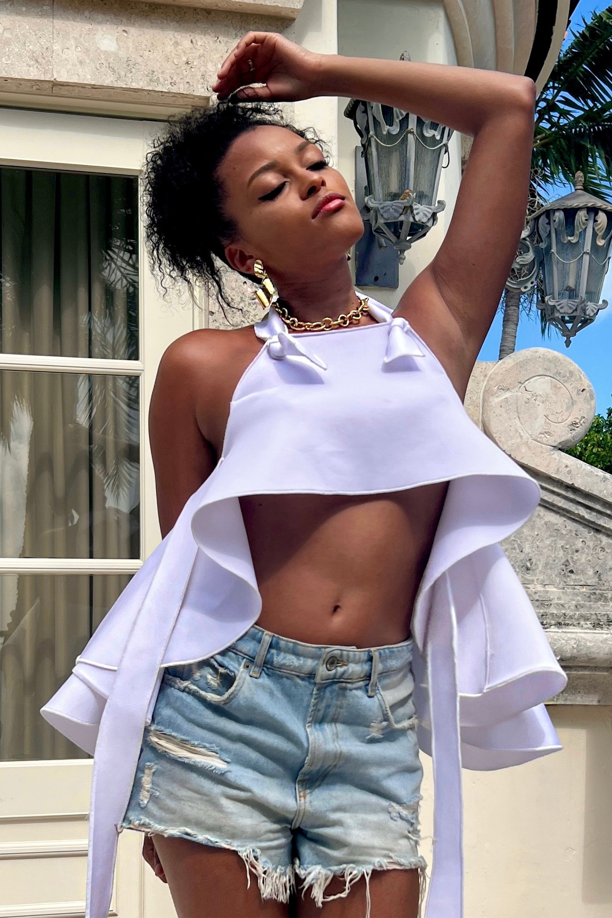 Taye Halter Crop Top - XS