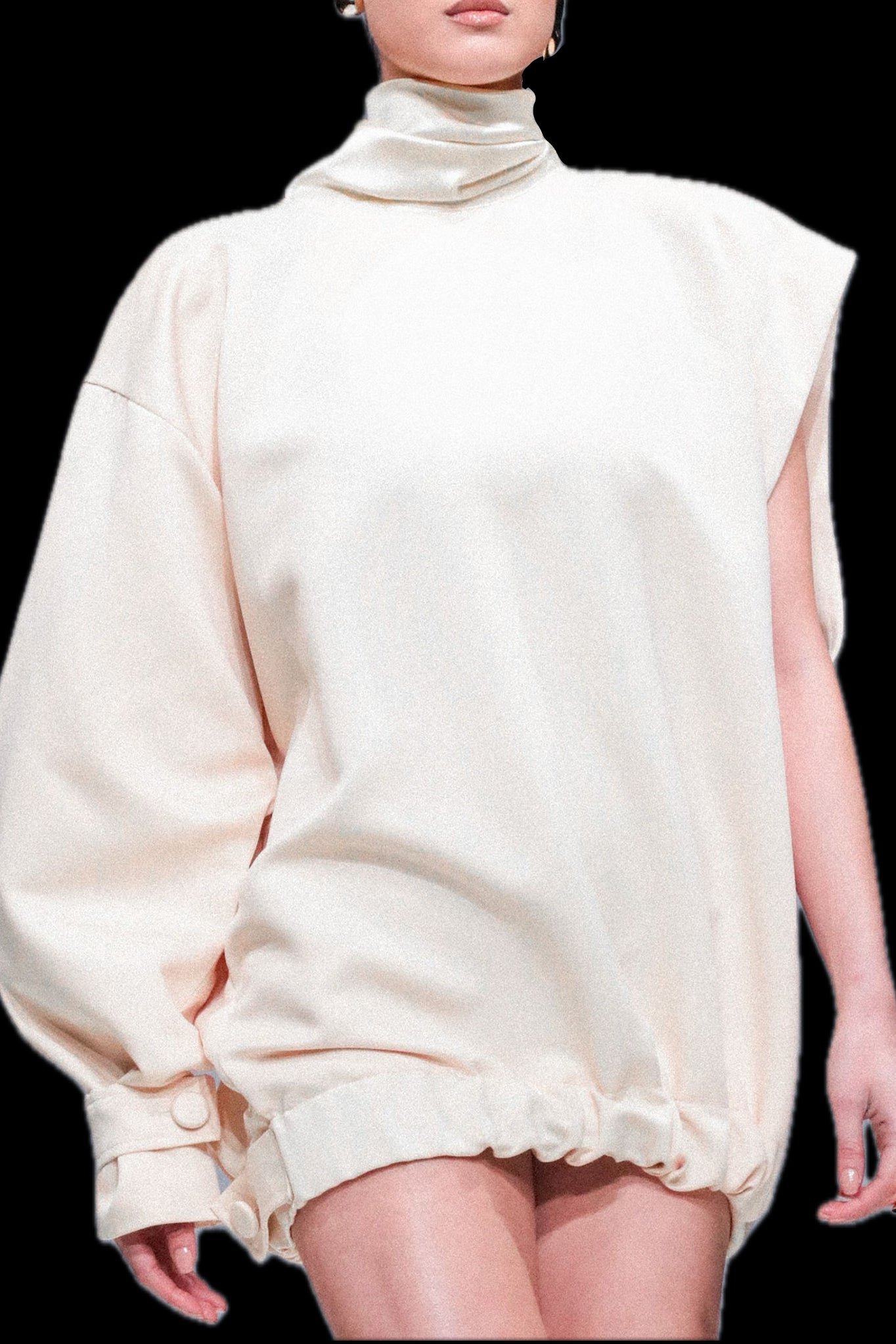 Runway Look 5- Chinara Silk Neck Tie Dress