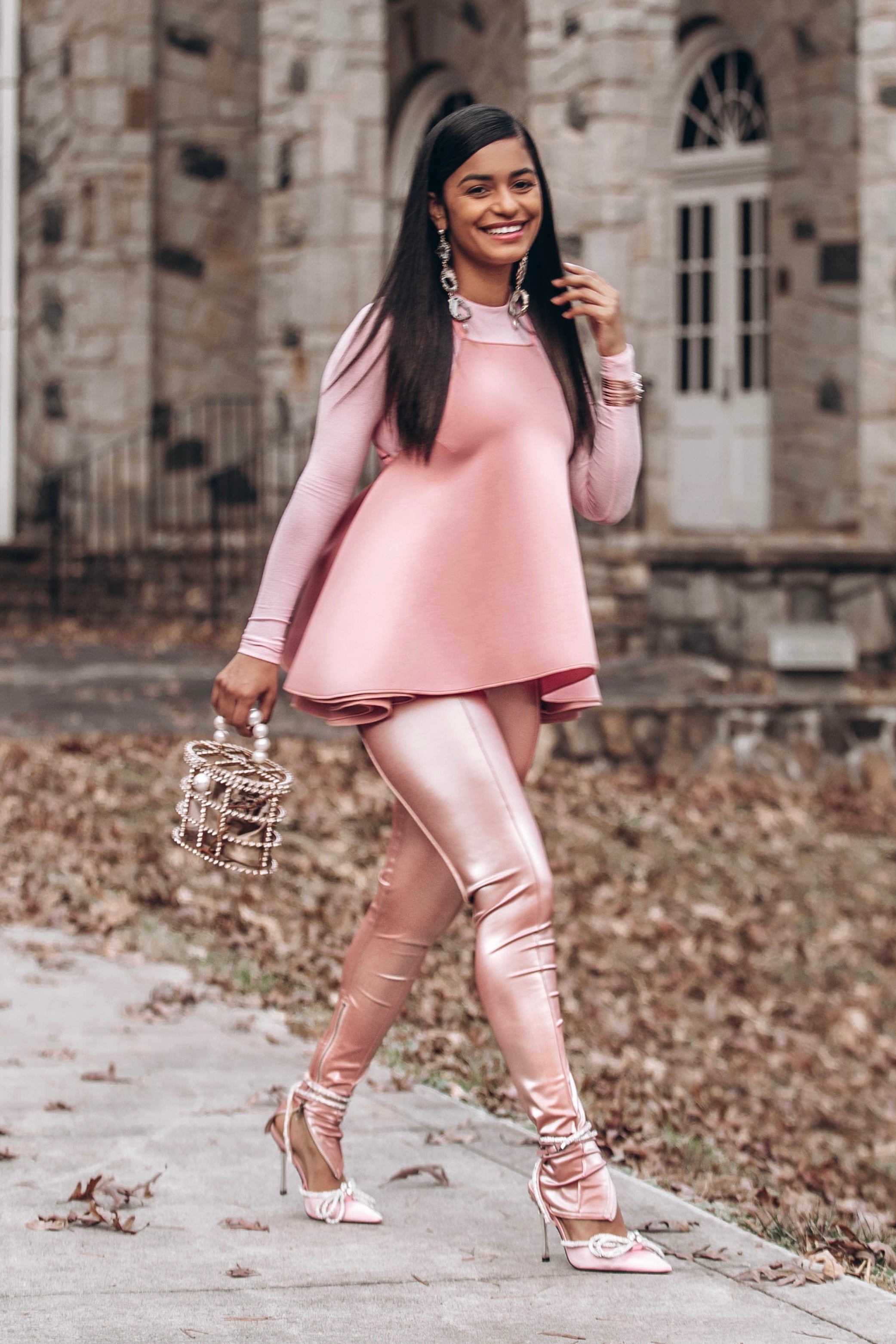 Catch Up Vinyl Leggings