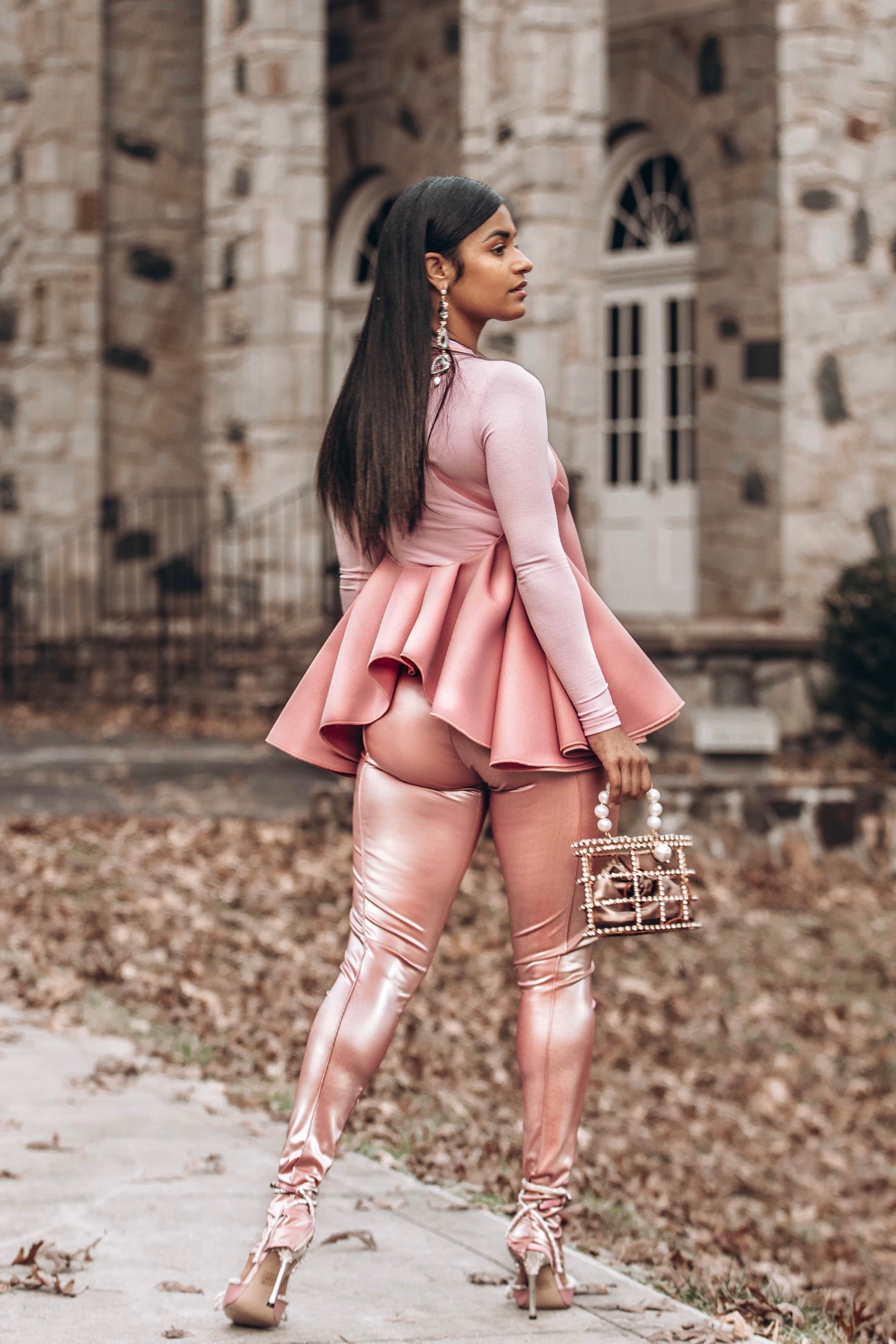 Catch Up Vinyl Leggings