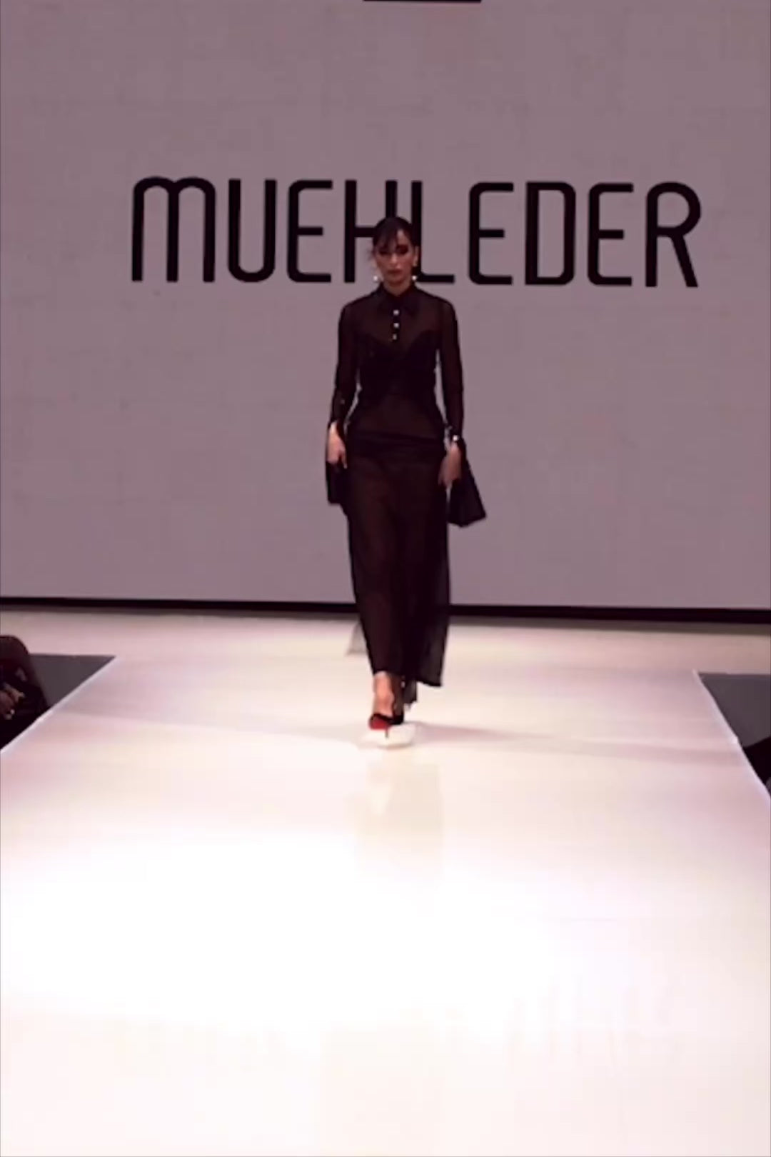 Sienna Sheer Mesh Gown