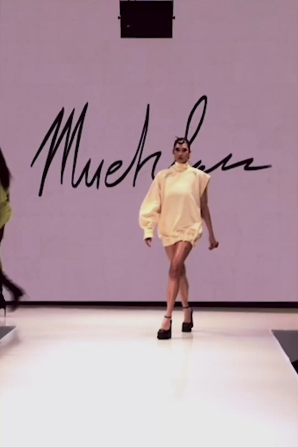 Runway Look 5- Chinara Silk Neck Tie Dress