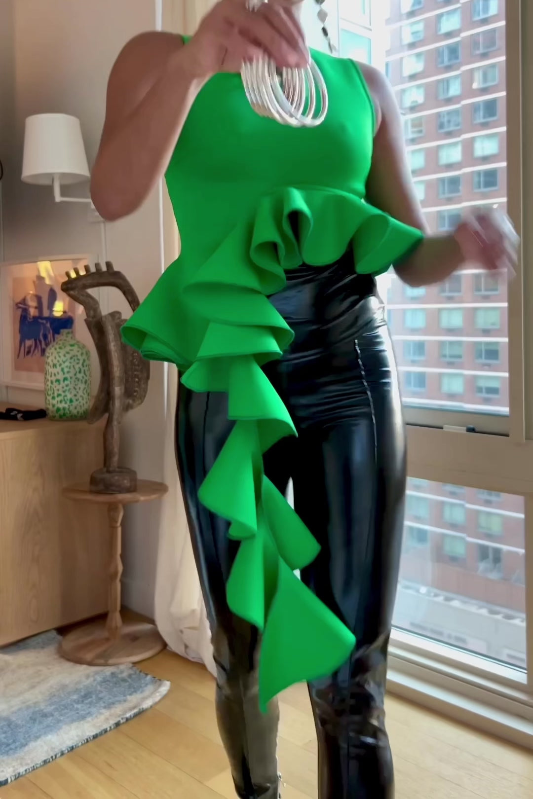 Catch Up Vinyl Leggings