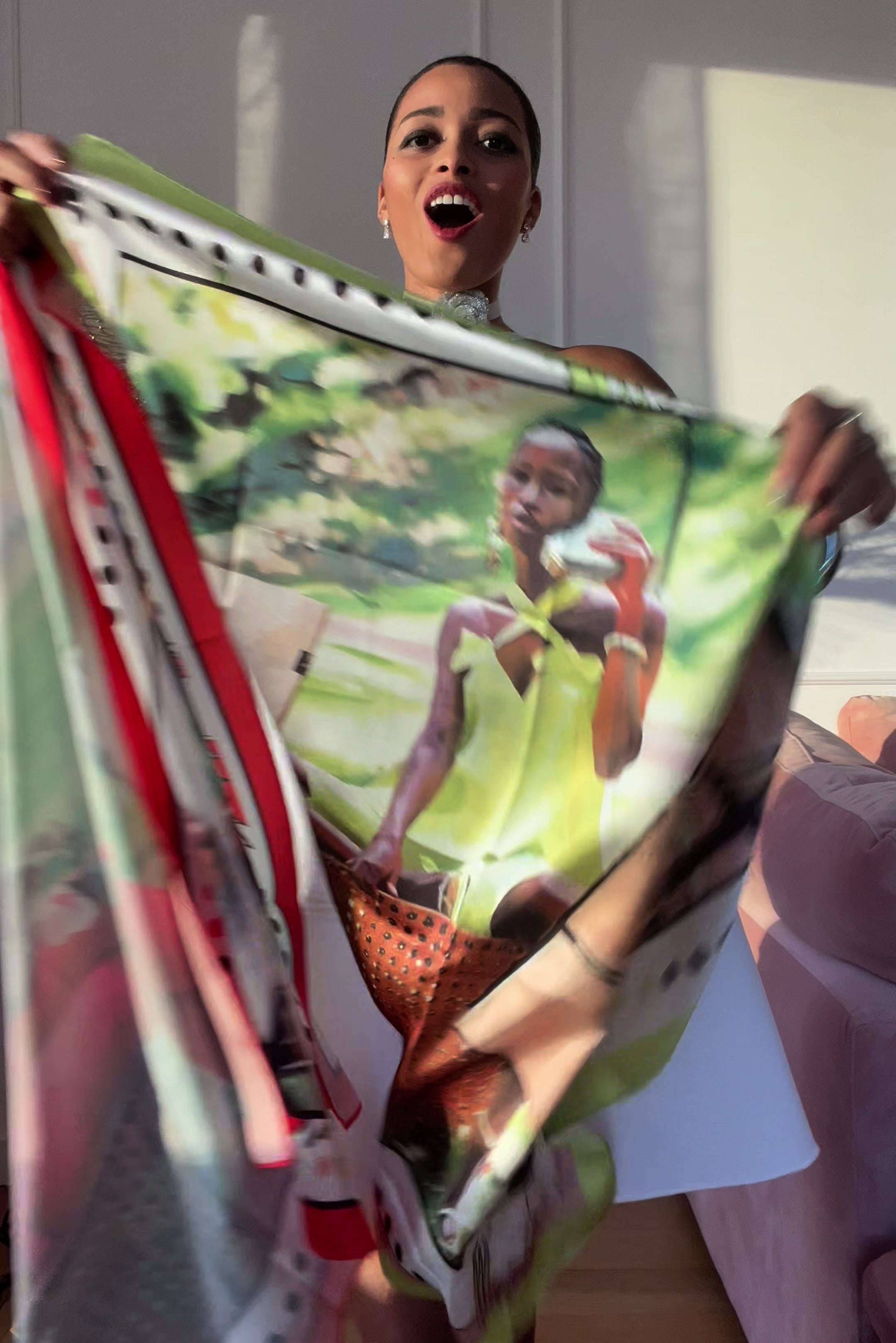 "She Is Art" Muehleder Silk Scarf