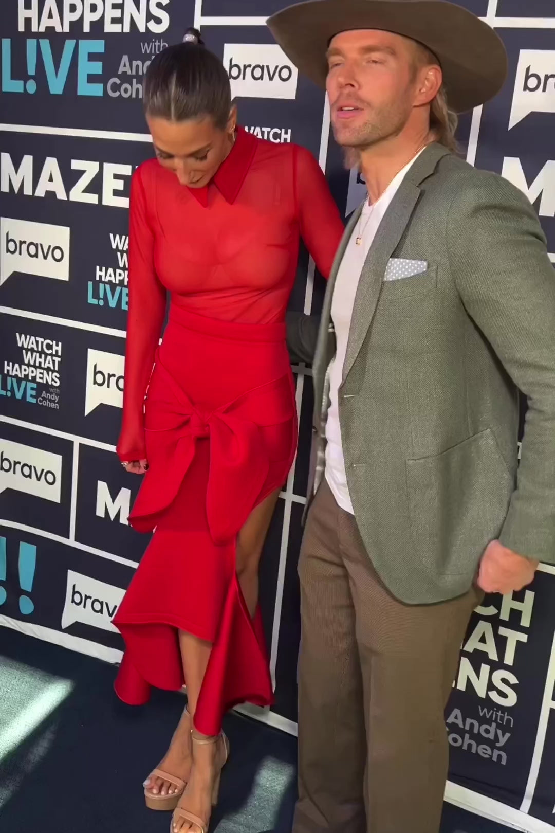 Jada Mesh Collar Top