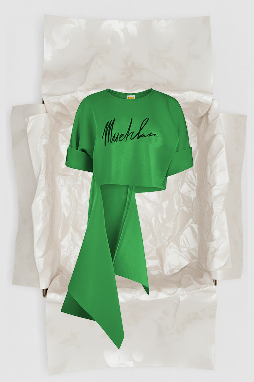 Signature Slashed Sweatshirt