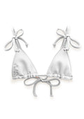 white neoprene bikini top