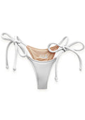 white neoprene bikini bottom