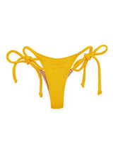 back of yellow bikini bottom