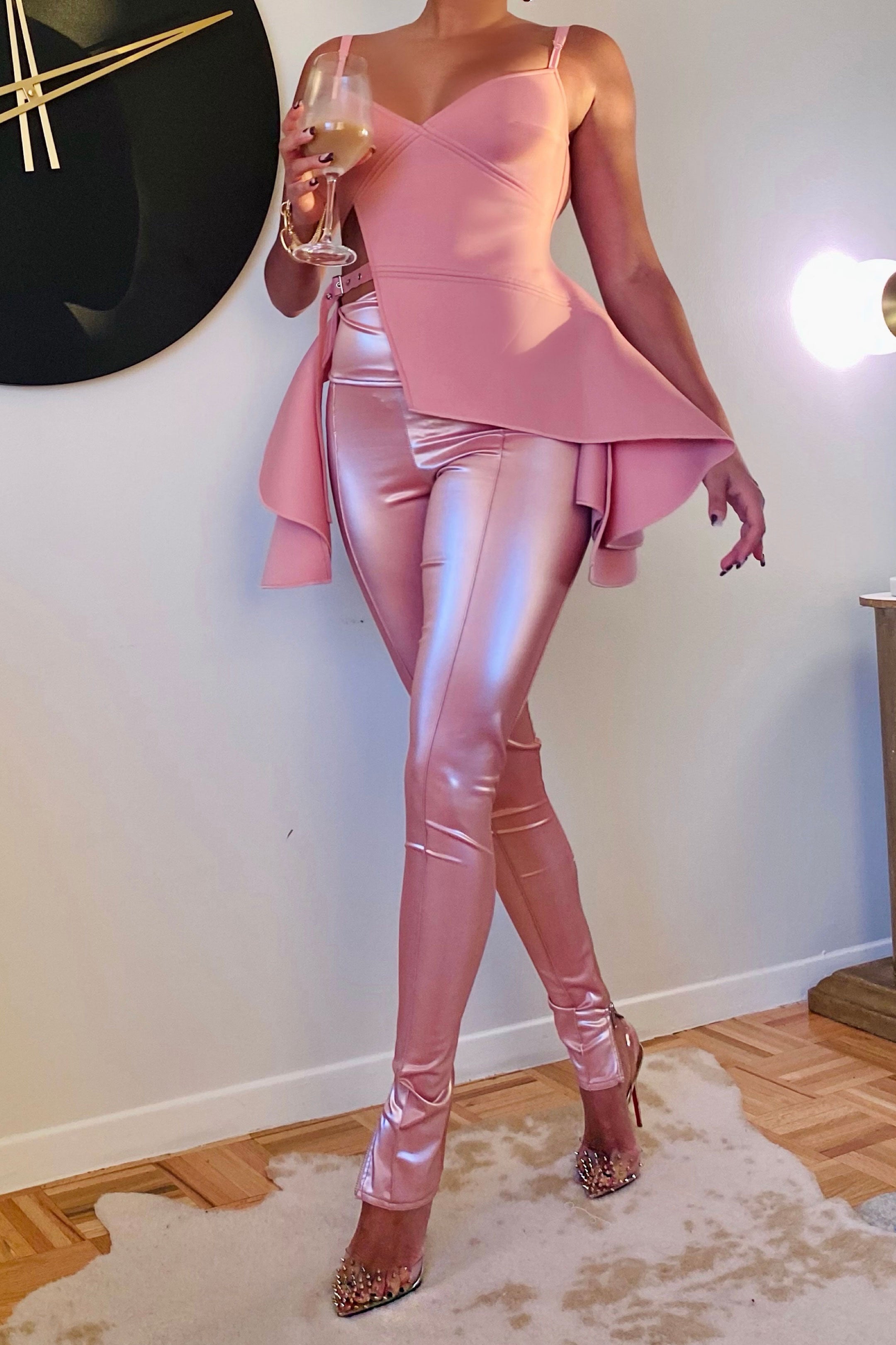 Catch Up Vinyl Leggings