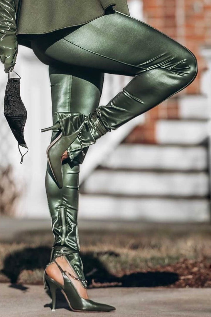 Catch Up Vinyl Leggings