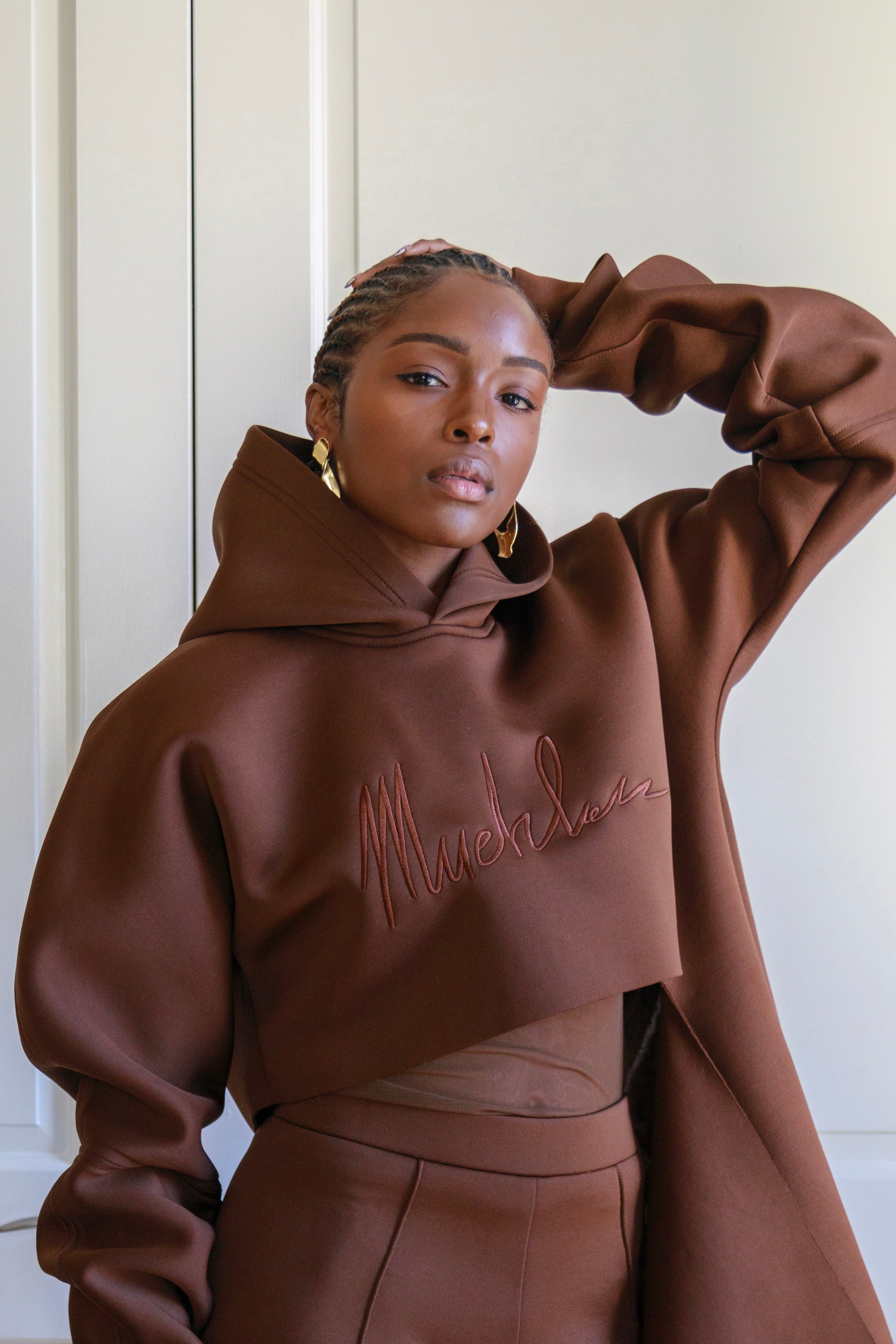 Classic Slashed Hoodie- XS