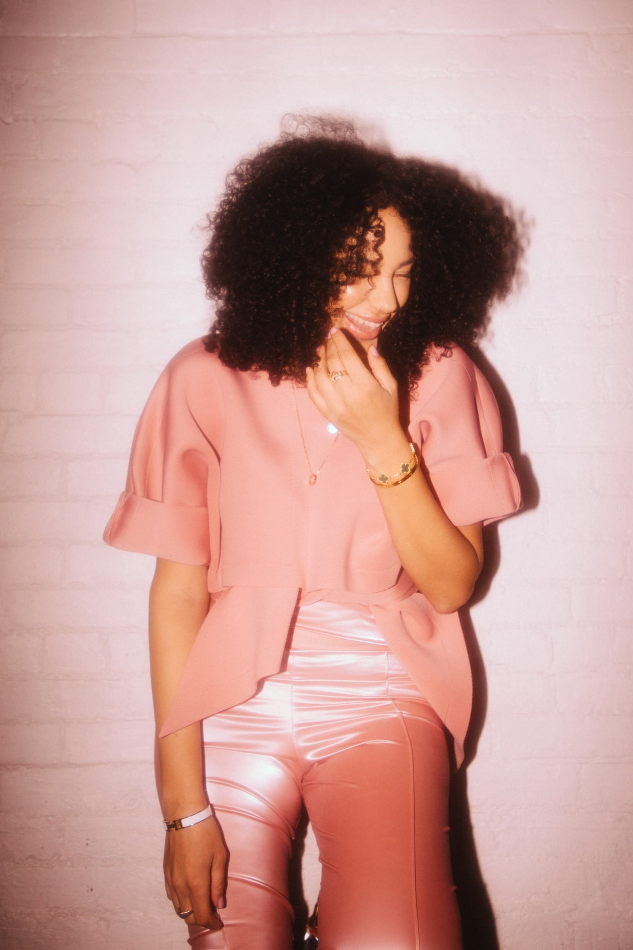 Catch Up Vinyl Leggings